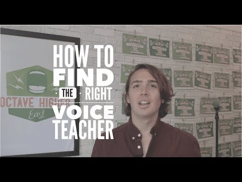 How Do I Find the Right Voice Teacher?