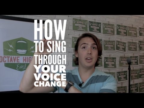 Help, my voice is changing! What do I do?