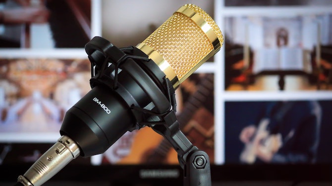 Gold BM-800 Microphone